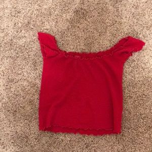 Off the shoulder shirt